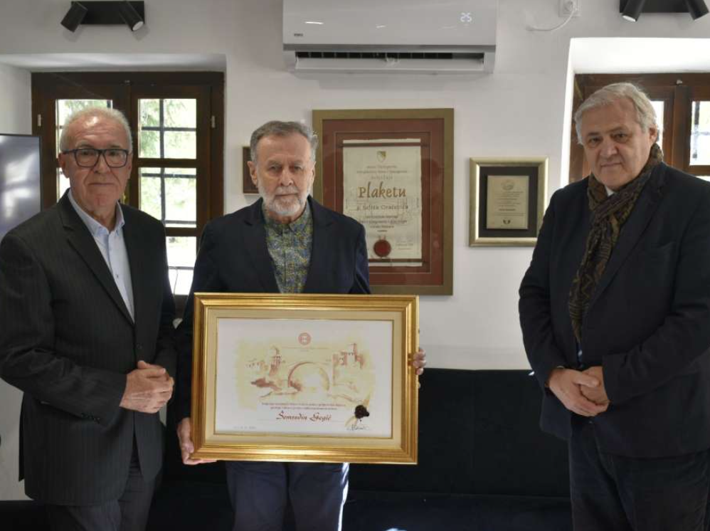 Nagrada "Mimar mira" uručena Šemsudinu Gegiću