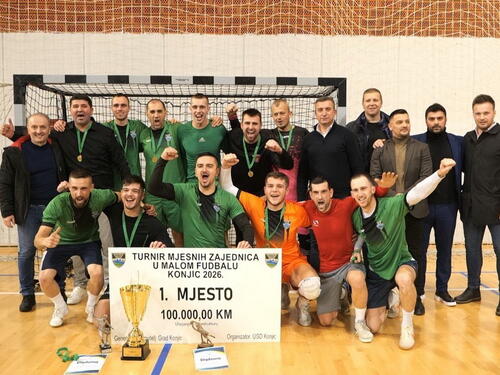 Nagradni fond od 100.000 KM: MZ Bijela pobjednik turnira mjesnih zajednica u Konjicu