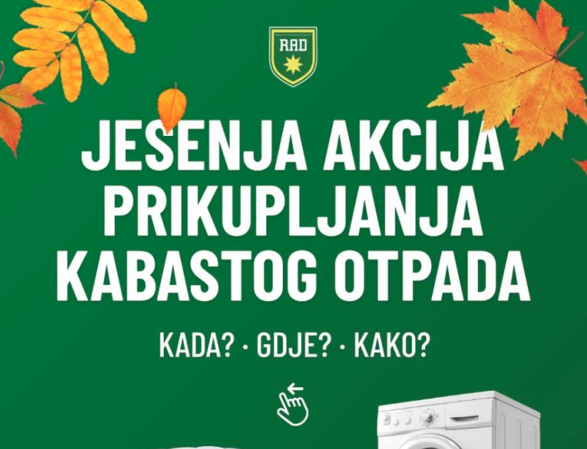Najavljena jesenja akcija prikupljanja kabastog otpada na području KS