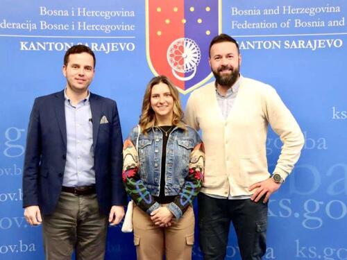 Najbolja bh. skijašica Elvedina Muzaferija na prijemu kod Uka i Magode