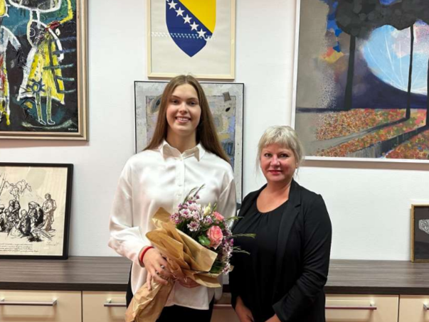 Lana Pudar na prijemu u Federalnom ministarstvu kulture i sporta