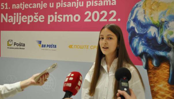 Najljepše pismo u BiH napisala je Najda Milišić