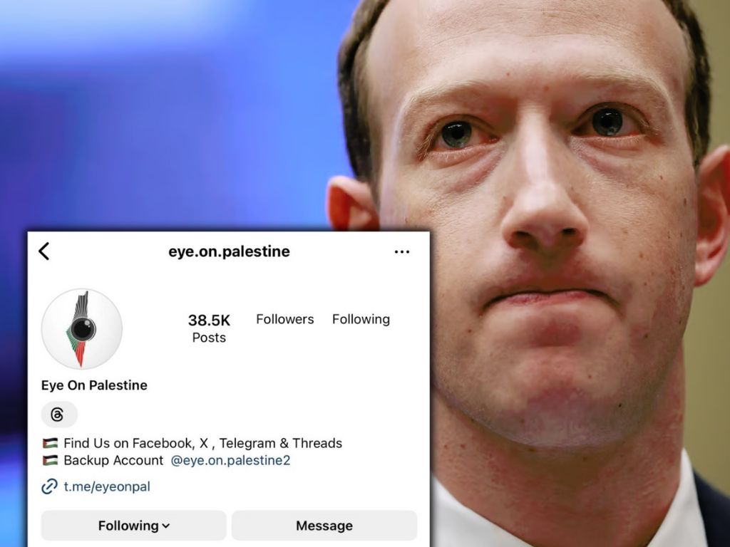 Najveća palestinska stranica na Instagramu 'nestala', obrisao je Zuckerberg?