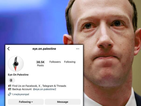 Najveća palestinska stranica na Instagramu 'nestala', obrisao je Zuckerberg?