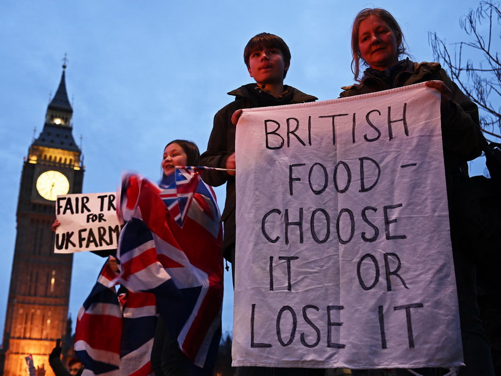 Najveći protest poljoprivrednika u Britaniji: Vlada ne pomaže dovoljno proizvodnju hrane