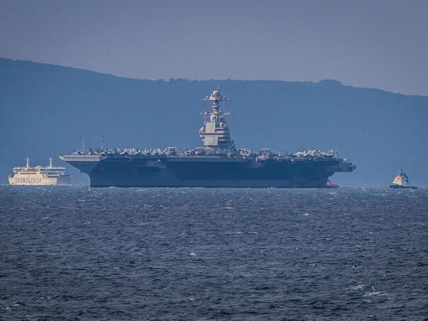 Najveći ratni brod na svijetu uplovio u luku Split