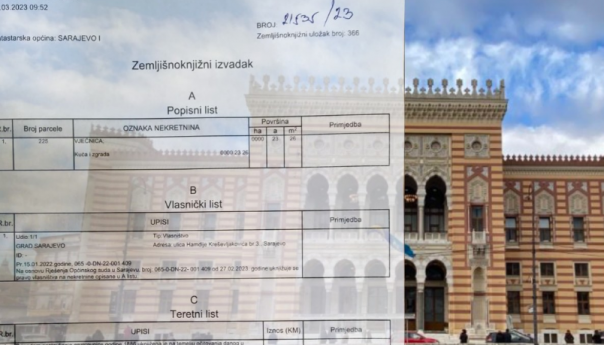 Nakon 30 godina Sarajevska Vijećnica u vlasništvu Grada Sarajeva