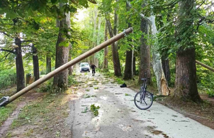 Nakon nevremena: Velike štete u Velikoj Aleji na Ilidži