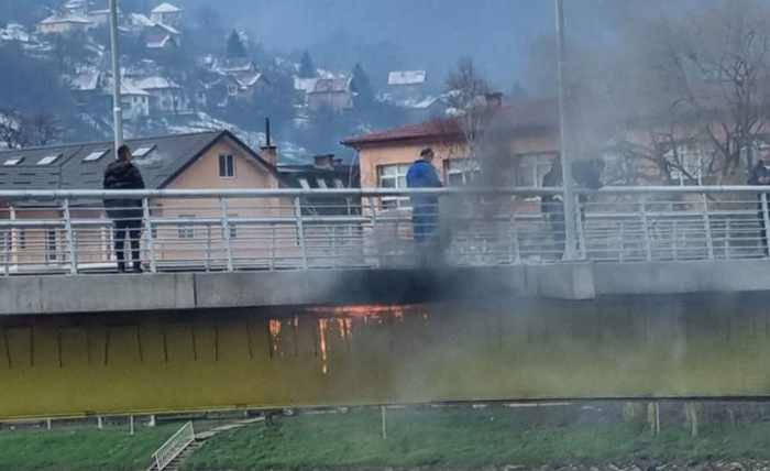 Nakon požara na mostu, dio Goražda bez elektrićne energije