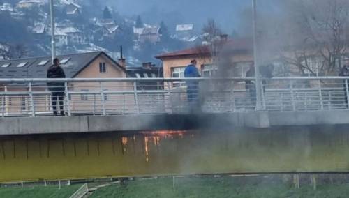 Nakon požara na mostu, dio Goražda bez elektrićne energije