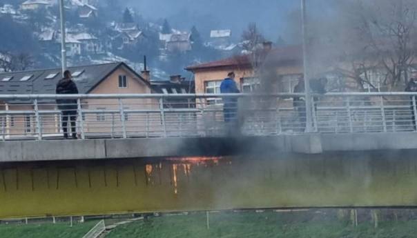 Nakon požara na mostu, dio Goražda bez elektrićne energije