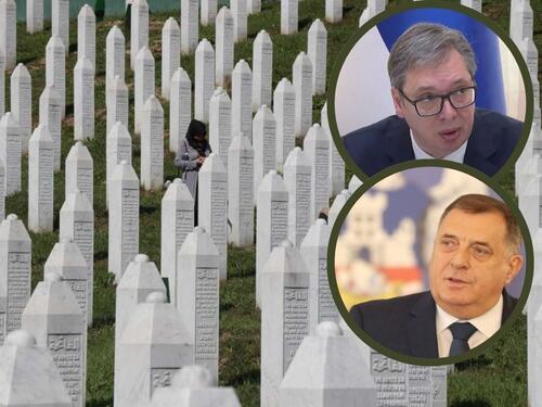 Nakon sramnih izjava: Udruženja žrtava traže istragu protiv Dodika i Vučića