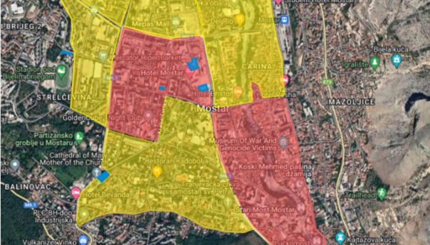 Naplata parkinga u Starom gradu u Mostaru i nedjeljom