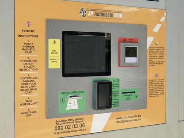 Naplatno mjesto kod Sarajeva: Plaćanje autoputa od sutra samo karticom ili TAG uređajem