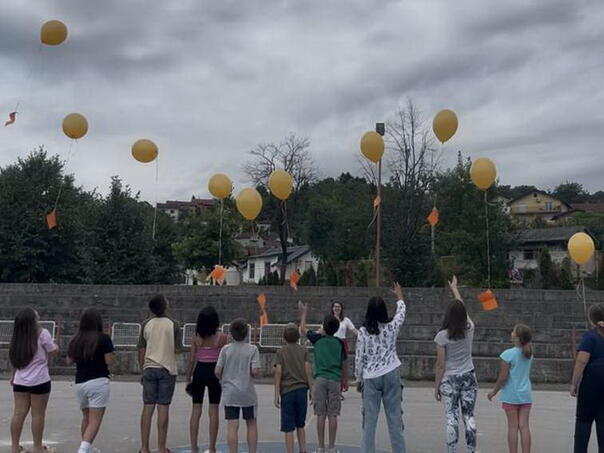 Narandžasti dan u Banjoj Luci: Djeca poslala poruke podrške ženama i djevojčicama