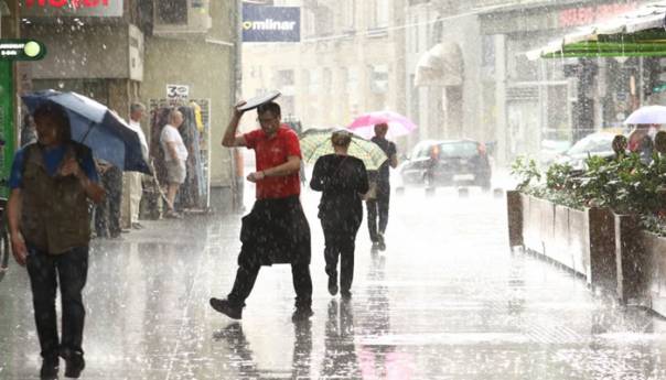 Narednih dana nestabilno vrijeme praćeno kišom