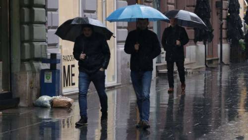 Narednih dana oblačno s povremenim padavinama, na planinama snijeg