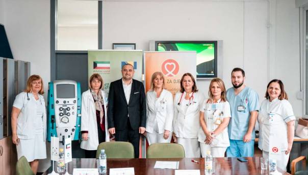 Narod Države Kuvajt donacijom aparata za akutnu hemodijalizu podržao liječenje djece u BiH