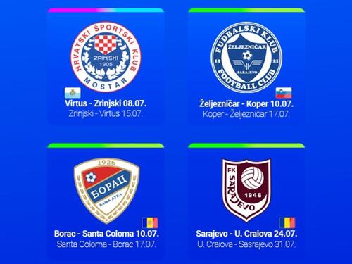 Naši klubovi ove sedmice igraju euro utakmice, ovo su satnice i tv prijenosi
