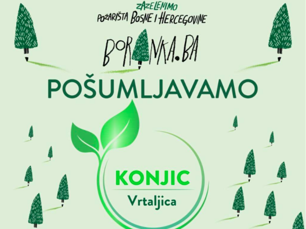 Nastavak akcije pošumljavanja u Konjicu i Jablanici