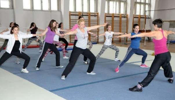 Nastavak projekta besplatne rekreacije - aerobik za žene