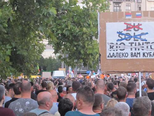 Nastavljeni protesti protiv iskopavanja litijuma u Srbiji