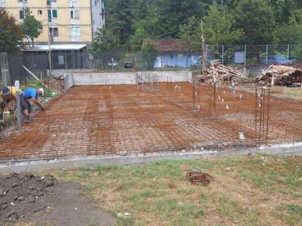 Nastavljeni radovi na izgradnji novog objekta NK Azot Vitkovići