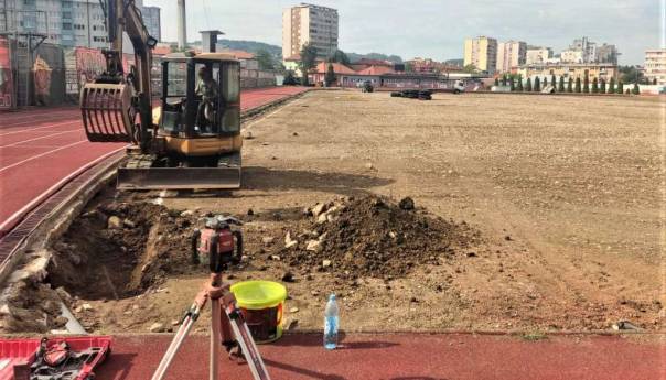 Nastavljeni radovi na stadionu Tušanj
