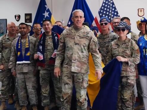 NATO Štab Sarajevo duhovitim videom najavio duel BiH i SAD