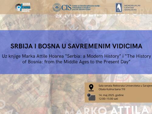Naučni simpozij 'Srbija i Bosna u savremenim vidicima' sutra u Sarajevu