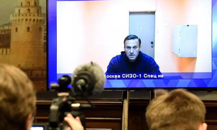 Navaljni se pojavio na ročištu