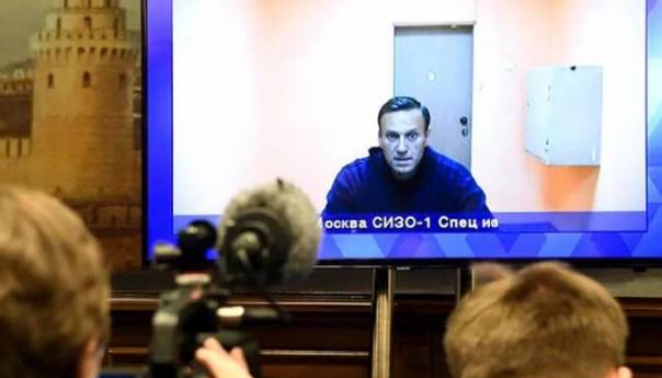 Navaljni se pojavio na ročištu