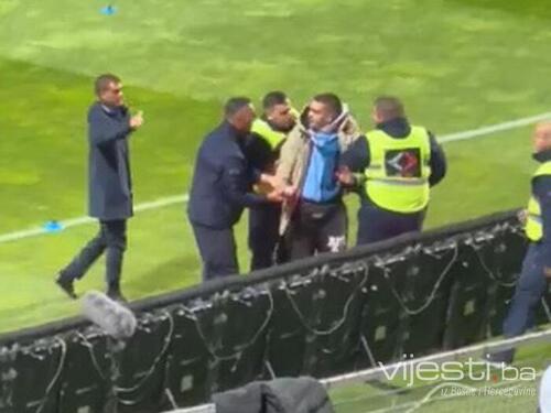 Navijač na Bilinom polju potrčao prema Ronaldu, osiguranje ga spriječilo