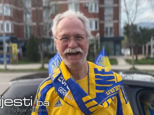 Navijač Ukrajine oduševljen u Zenici: Svi nam pružaju ruku