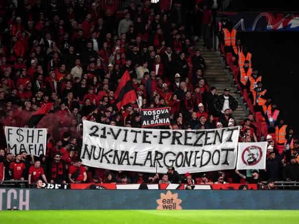 Navijači Albanije objavili rat svom Savezu, razlog je Srbija