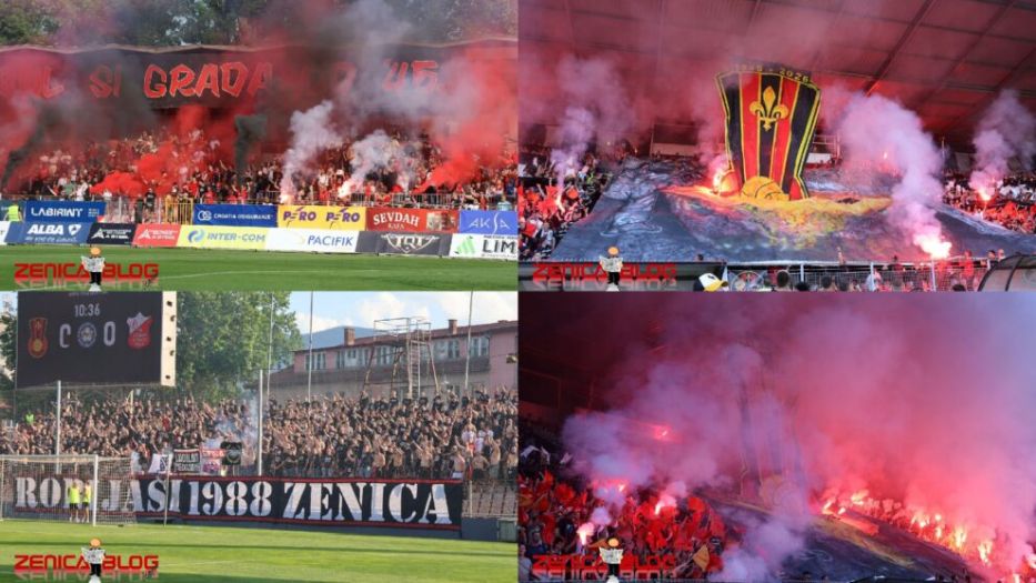 Navijači Čelika u spektakularnoj atmosferi svoj tim ispratili u elitu