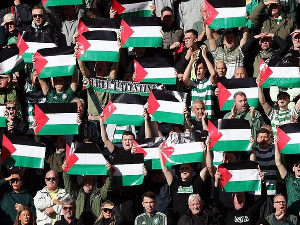 Navijači Celtica ponovo stali uz Palestinu!