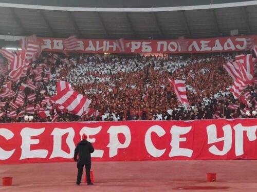"Slava četnicima": Navijači Crvene zvezde slave zločince iz opsade Sarajeva