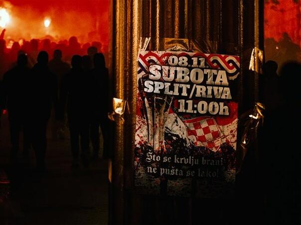 Navijači Hajduka najavili protest zbog hapšenja huligana koji su napali Srbe