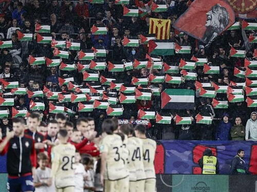 Navijači Osasune pružili veliku podršku Palestini