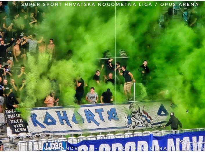 Navijači Osijeka brutalnom parolom odgovorili Delijama