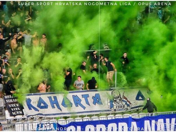 Navijači Osijeka brutalnom parolom odgovorili Delijama