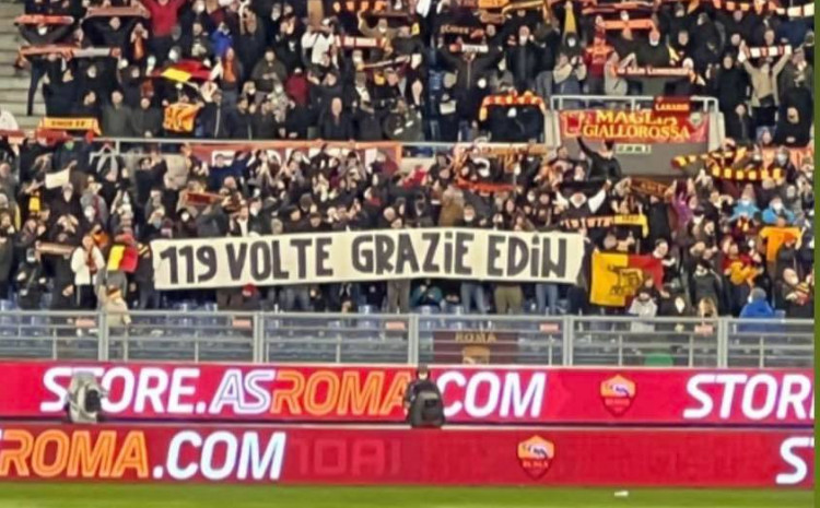 Navijači Rome se posebnom porukom zahvalili Džeki