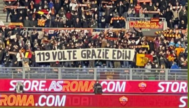 Navijači Rome se posebnom porukom zahvalili Džeki