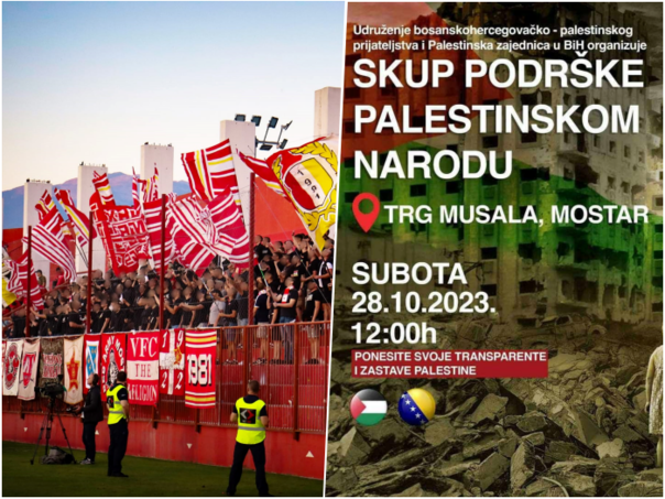 Navijači Veleža potvrdili dolazak na skup podrške Palestini