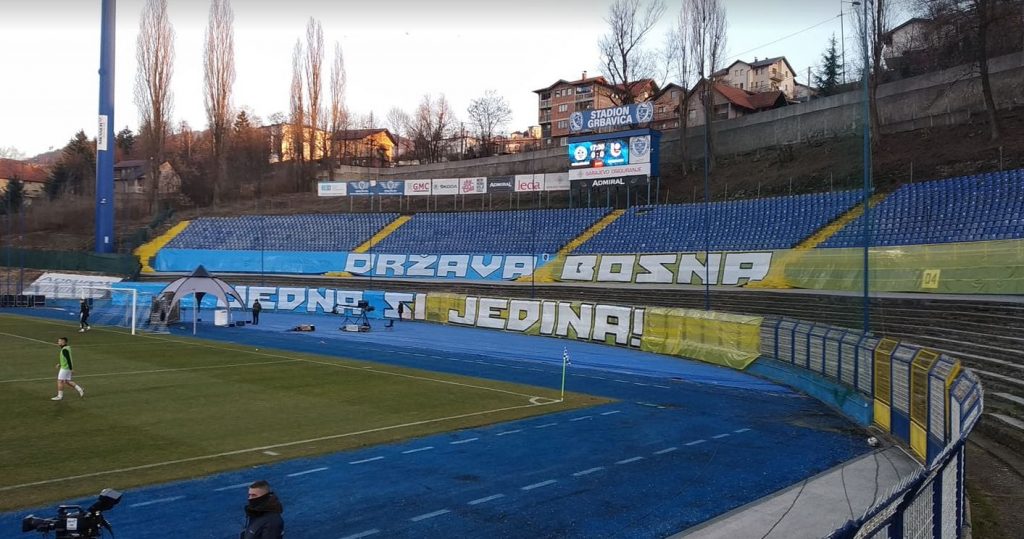 Navijači Željezničara čestitali Dan nezavisnosti BiH