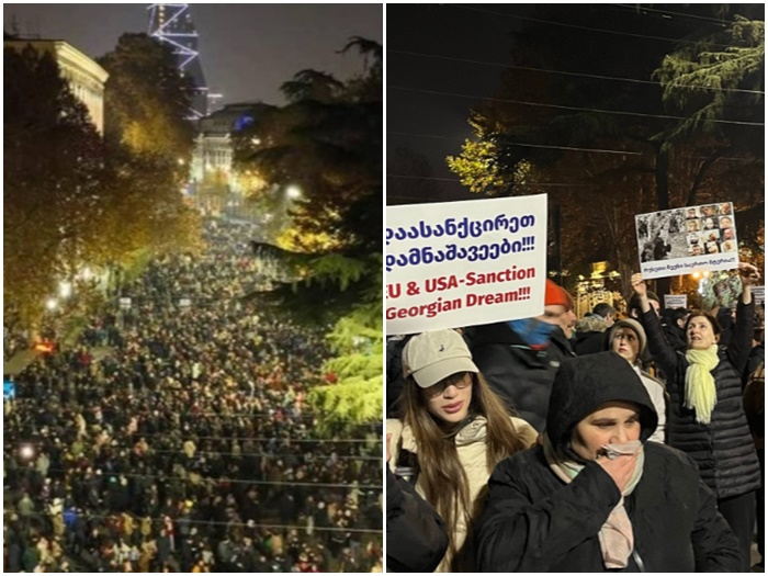 Ne stišava se bura u Gruziji: Ponovni protesti ispred Parlamenta, traži se novo glasanje