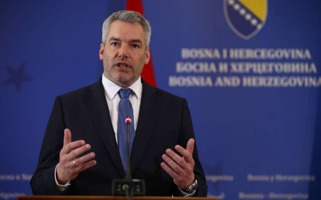 Nehammer: Status kandidata za BiH je veliki uspjeh i za nas