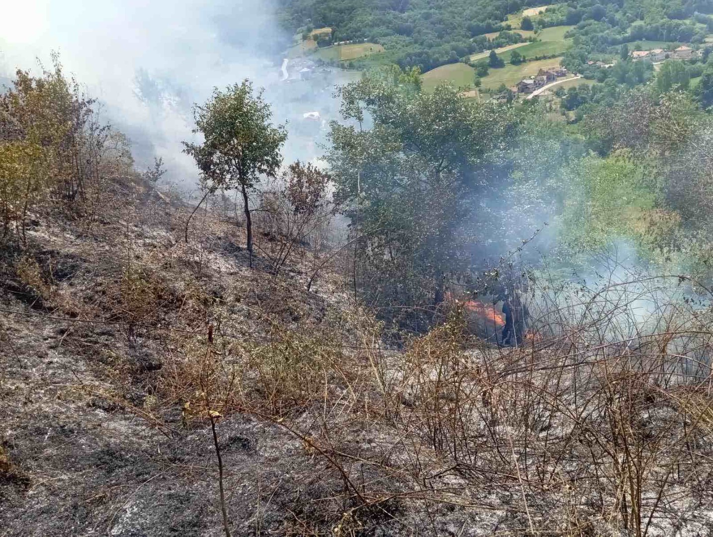 Ugašeni požari u Gradačcu, Gračanici, Lukavcu i Živinicama, apel građanima