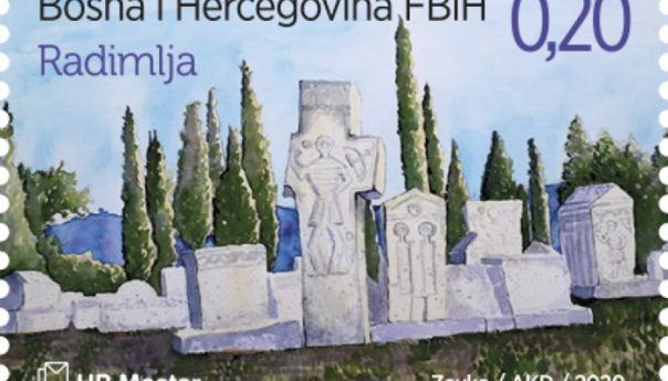 Nekropola stećaka Radimlja na markama HP Mostar